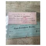 1911 and 1882 bank notes