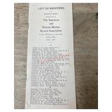 1928 List if Breeders of Merino Sheep