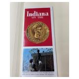 Indiana on the Lincoln trail brochure