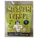 Sept. 25,1954 Purdue University vs. Missouri