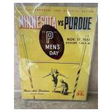 Nov. 17, 1951 Purdue University vs. Minnesota