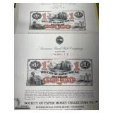 Reproductions of one dollar American Bank notes
