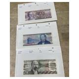3-El Banco De Mexico bank notes 50 , 100 and 500