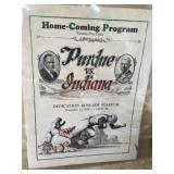 1924 Purdue university home coming program