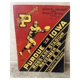 Nov. 16, 1929  Purdue University vs Iowa football