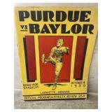Oct. 4, 1930 Purdue University vs Baylor football