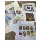 Bag of various postage stamps