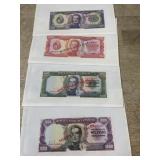 4- Banco Central Del Uruguay notes  50, 100, 500