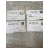 4- 1800,s postal cards