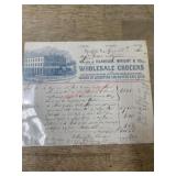1860 Springfield Ohio letter head
