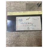 1843 Goshen Indiana paid stamped