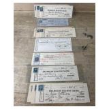 8- State bank of Ohio checks from 1800