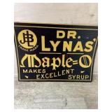 Dr. Lynas Maple-o  syrup sign
