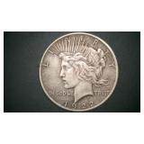 1922 D PEACE SILVER DOLLAR
