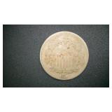 1872 SHIELD NICKLE