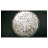 2002 AMERICAL SILVER EAGLE, SILVER DOLLAR