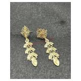BEVERLY HILLS GOLD 14K MARKED EARINGS