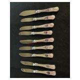 9  KIRK & SONS STEERLING SILVER  KNIVES