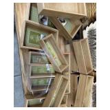 BOX OF BAMBOO FLATWARE ORGANIZERS