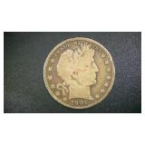 1901 BARBER HALF DOLLAR