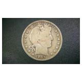1907D  BARBER HALF DOLLAR
