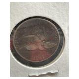 1957 FLYING EAGLE ONE CENT PIECE
