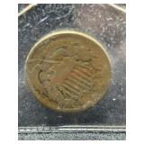 1964 SHEILD 2 CENT PIECE