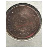1964 SHEILD 2 CENT PIECE