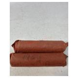 2 rolls of wheat Pennies