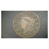 1818 CORONET HEAD LARGE CENT PIECE