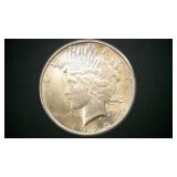 1925 PEACE SILVER DOLLAR