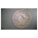 1826 CORONET HEAD LARGE CENT