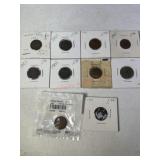 10-1901 Indian head pennies