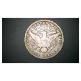1909-S BARBER HALF DOLLAR
