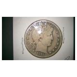 1911 BARBER HALF DOLLAR