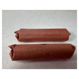 2 rolls wheat Pennies