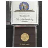 2009 GOLD EAGLE G $10 GOLD PIECE