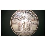 2 OZ 1986 LIBERTY SILVER DOLLAR