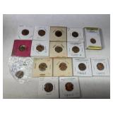 16-1946/1947/1955/1956/1957/1958 pennies