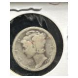 1921 MERCURY DIME