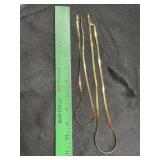 2- .925 STEERLING SILVER NECKLACE