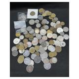 LOT OF FOREIGN COINS