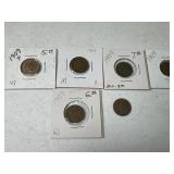 6-1909 Indian head pennies