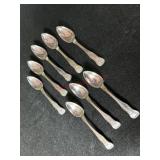 8 KIRK & SONS STEERLING SILVER SPOONS