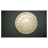 1874 SHIELD NICKLE