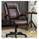 Serta Mid-Back Office Chair With Mesh Accents And