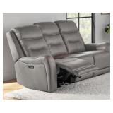 Cooper leather power reclining leather sofa MSRP