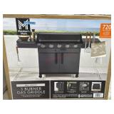 Pro series 5 burner gas griddle