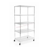 Seville classics 5 tier rolling rack