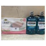 Dove soap and Listerine